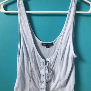 Light blue Kendall & Kylie crop top